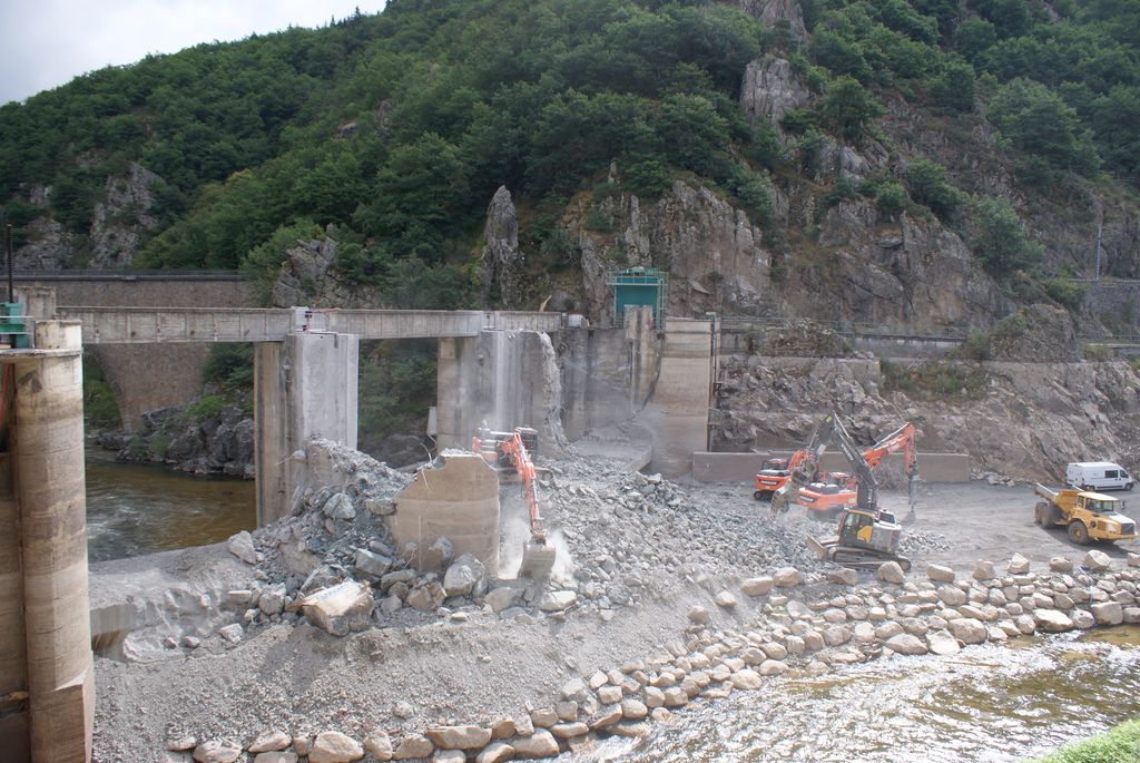 Déconstruction du barrage